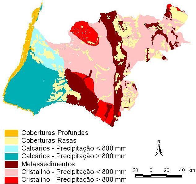 Figura 4 Domínios Hidrogeológicos de Irecê Figura 5 Domínios hidrogeológicos da área de Guanambi. 2.
