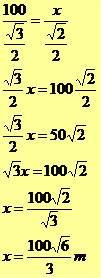 Lei dos senos Resolvendo a situação da figura 1, temos: Iremos aplicar a lei dos senos x² = 50² + 80²