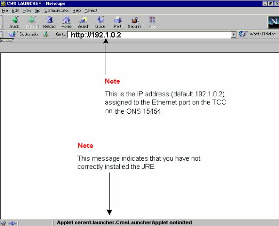 1. Na barra de endereços da janela de navegador, datilografe o endereço IP de Um ou Mais Servidores Cisco ICM NT da interface Ethernet do cartão TCC (veja a figura 9). 2.