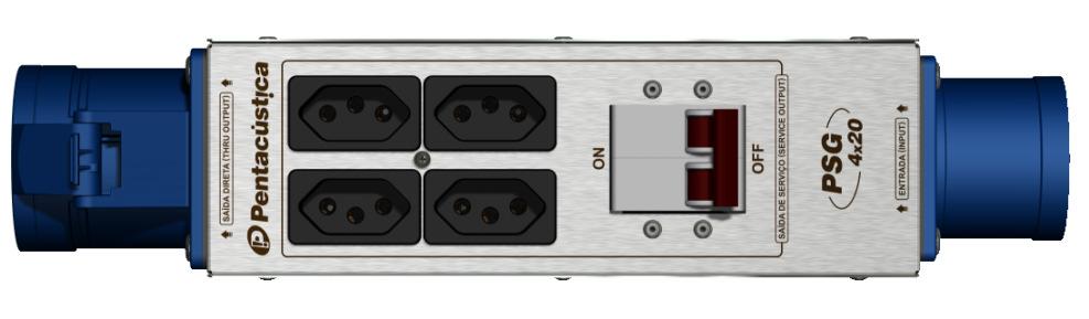 Como uma opção pode-se usar distribuidores portáteis, do tipo "régua", com entradas IP-44 e