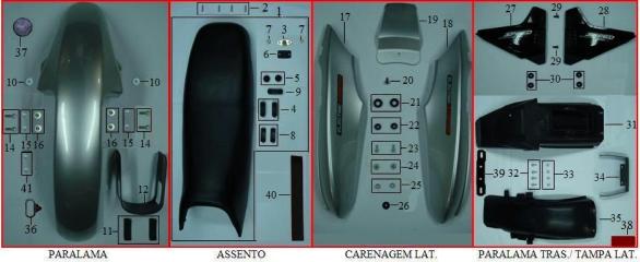 CARENAGENS 1 D015010027 ASSENTO COMPLETO 152,36 2 94206254AZBI PARAF. CAB.