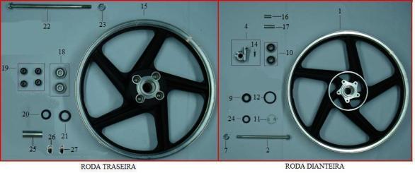 RODAS 1 D01446000000SI RODA DIANTEIRA 422,76 2 D01446020000SI EIXO DA RODA DIANTEIRA 16,64 4 D01446030000SI MULTIPLICADOR 43,68 5 D01446010000SI DISCO DO FREIO DIANTEIRO 119,60 7 93912005ZBI PORCA