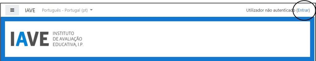 1. Acesso à plataforma Moodle do IAVE Aceda a http://moodle.iave.