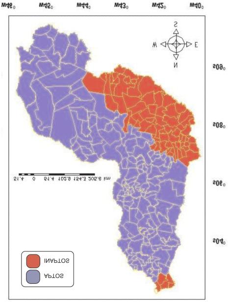 6 Tabela 1. Municípios e períodos favoráveis ao plantio do algodoeiro herbáceo no Estado do Piauí, em função dos tipos de solo predominantes nas regiões Fig. 4.