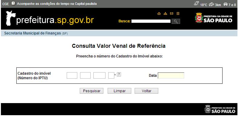 BASE DE CÁLCULO SÃO PAULO CRIOU POR DECRETO O VALOR VENAL DE REFERÊNCIA ESTE VALOR NÃO É O