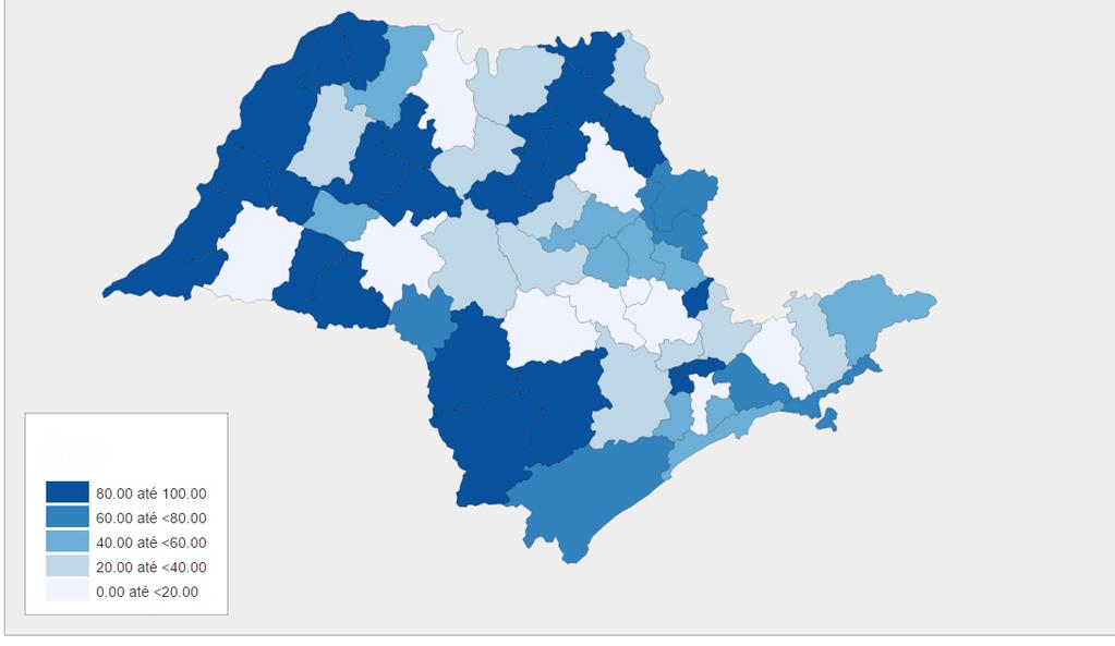 RESULTADOS: Índice de Dependência Assist. Hospitalar Figura 14: Índice de dependência de alta complexidade hospitalar.