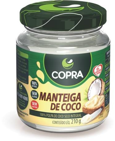 Para a área profissional, a Copra dispõe do Óleo de Coco Extravirgem e do Óleo de Coco Sem Sabor em embalagens com 3,2 litros.