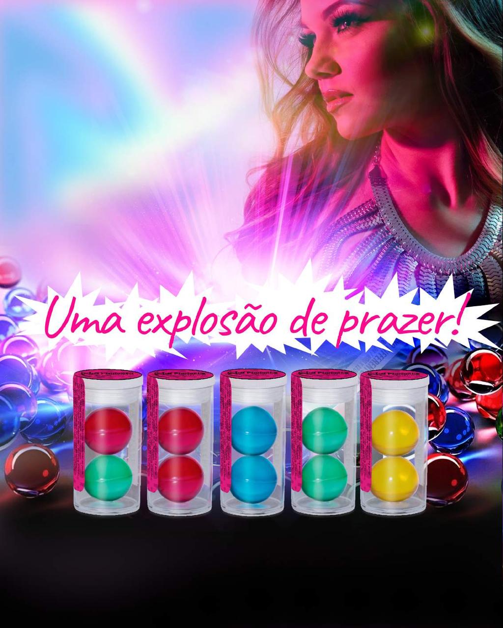 Bolinhas EXPLOSIVAS Perfumadas Cápsulas gelatinosas de óleos perfumados Lubrificam Leve