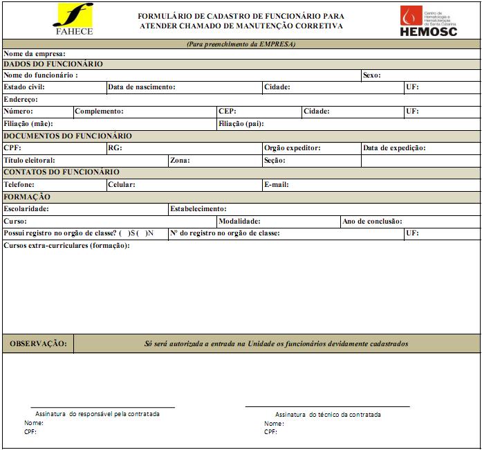 INSERIR LOGO DA EMPRESA ANEXO III R.