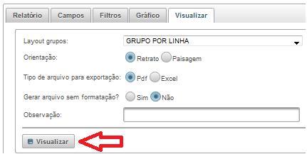 relatório seja exibido. f.
