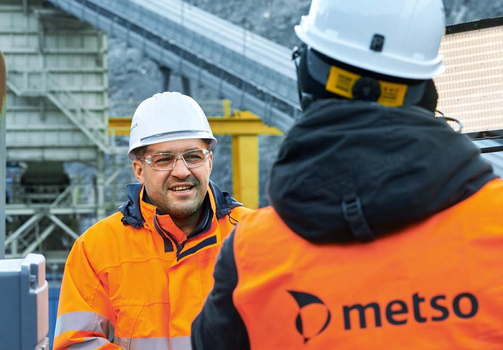 Com o profundo conhecimento dos equipamentos da Metso, juntamente com o acesso a especificações originais de projeto