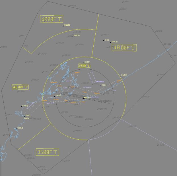 MOP TMA SALVADOR POSIÇÕES ATC INDICATIVO DE CHAMADA CALLSIGN FREQ Tráfego Salvador Salvador Clearance SBSV_DEL 121.100 Solo Salvador Salvador Ground SBSV_GND 121.900 118.300 118.600 118.