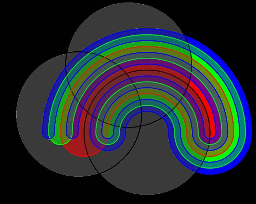 Diagrama de Venn para n = 6