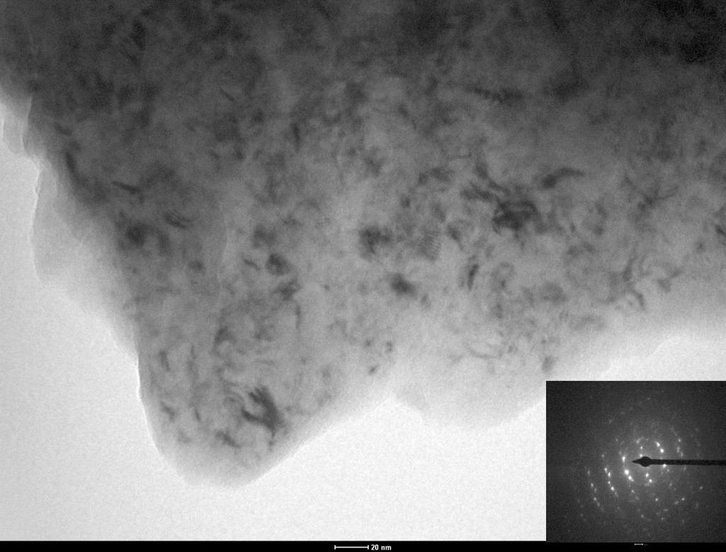 Figura 53 Imagem de Microscopia eletrônica de Transmissão e