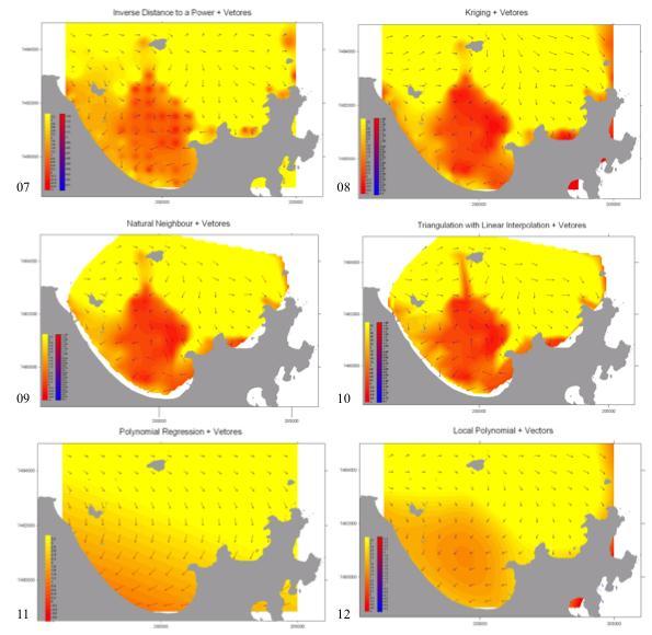 Tendências no Transporte de Sedimentos - Para inferir tendências no transporte de sedimentos na área de estudo foi utilizado o software GSTA (GAO e COLLINS, 1994, GAO, 1995), que a partir da