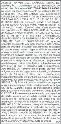 6 classificados Goiás, Tocantins e DF, 08 de Junho de 2019 DIÁRIO DO ESTADO TEL: APARTAMENTO NE- GRÃO DE LIMA Ed. Eco Ville Araguaia. 3 quartos zinha americana, e garagem F: (62) 99286-5577 TEL: JD.