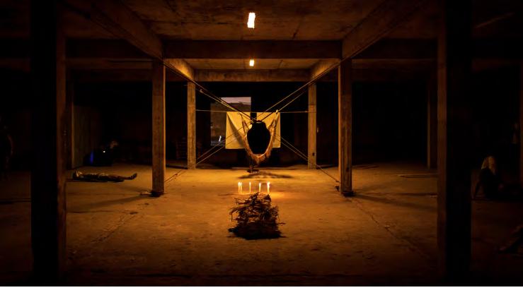 Este trabalho foi um protótipo para o Centro de Morte para os Vivos e ocorreu durante a residência artística Teresina Tohoku no espaço CAMPO em Teresina/Piauí.