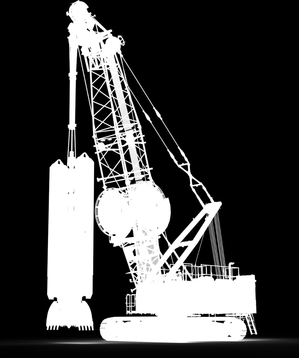 5 Contrapeso Dados técnicos Potência do motor TLT 11913213 M V1 55 kw 2 guinchos de queda livre (tração do cabo na 1ª camada) 35 kn Diâmetro do cabo 29. t Comprimento efetivo do cabo 34.3 t Força máx.