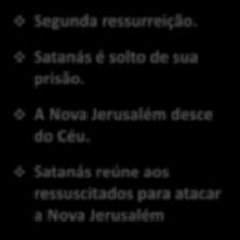 Satanás reúne aos ressuscitados para atacar a Nova Jerusalém E sairá a