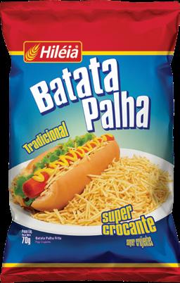 LÍDER DE VENDAS Batata Palha 140g Fardo. c/ Cod. Emb. EAN 7896382504617 Peso Liq. Fardo 4,2 g Cod. Cx.