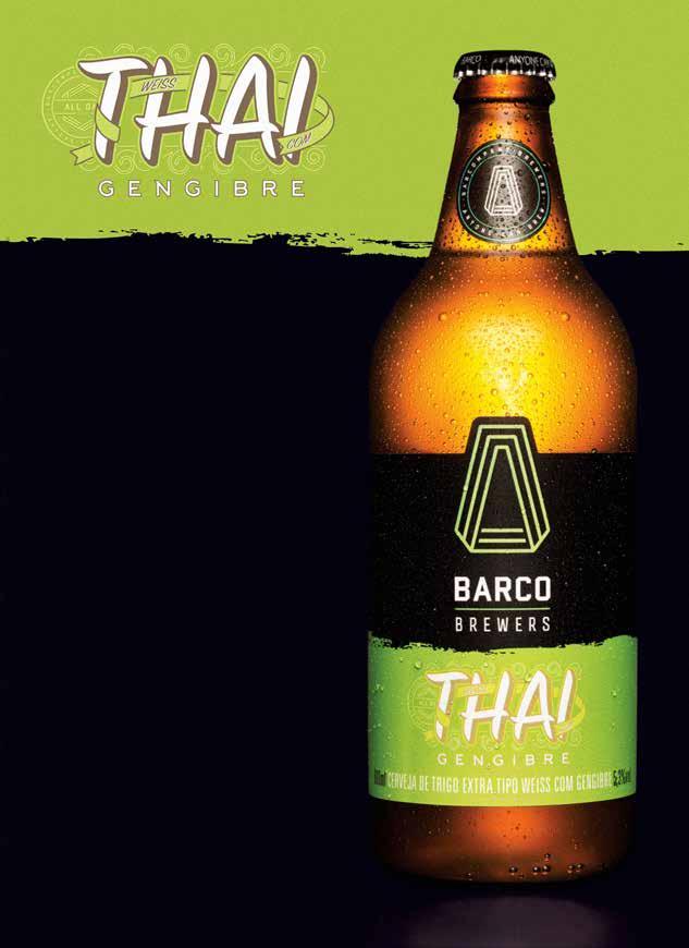 UMA WEISS NADA TRADICIONAL Refrescante, leve, saborosa, a Thai tem um equilíbrio perfeito entre o corpo do trigo e a intensidade do gengibre.