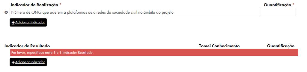 iii. Resultados da Componente de Capacitação Tal como descrito na secção 6.6 do Manual do Promotor, a componente de capacitação é obrigatória para projetos dos Eixos 1, 2 e 3.