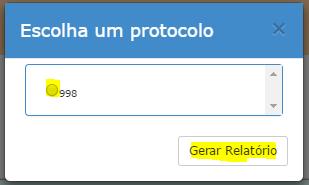 O ícone tem como finalidade a visualização dos procedimentos vinculados a cada protocolo de envio de XML representado na