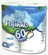 C/4 ROLOS FOLHA  SIMPLES 60MTS PCT