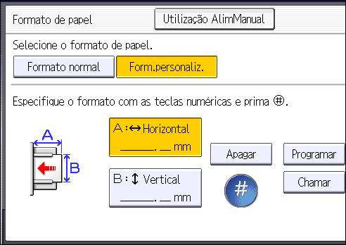 3. Cópia Copiar em Envelopes Esta secção descreve como fazer cópias em envelopes de tamanho normal e personalizado.