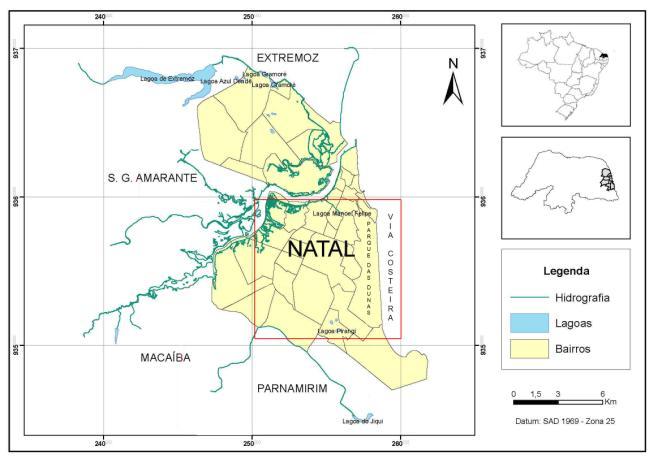 Natal, pertencente à Bacia Pernambuco-Paraíba e Potiguar (Barbosa, 2004) (Figura 3).