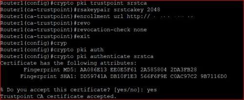 rsakeypair keypair-label 5. exit 6.