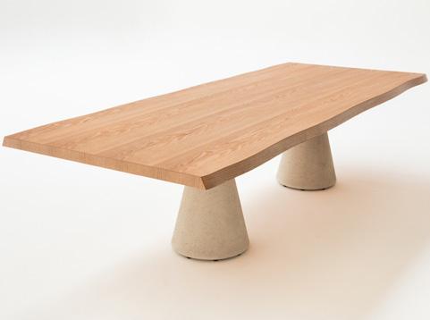 concrete mesa de jantar L 200 P