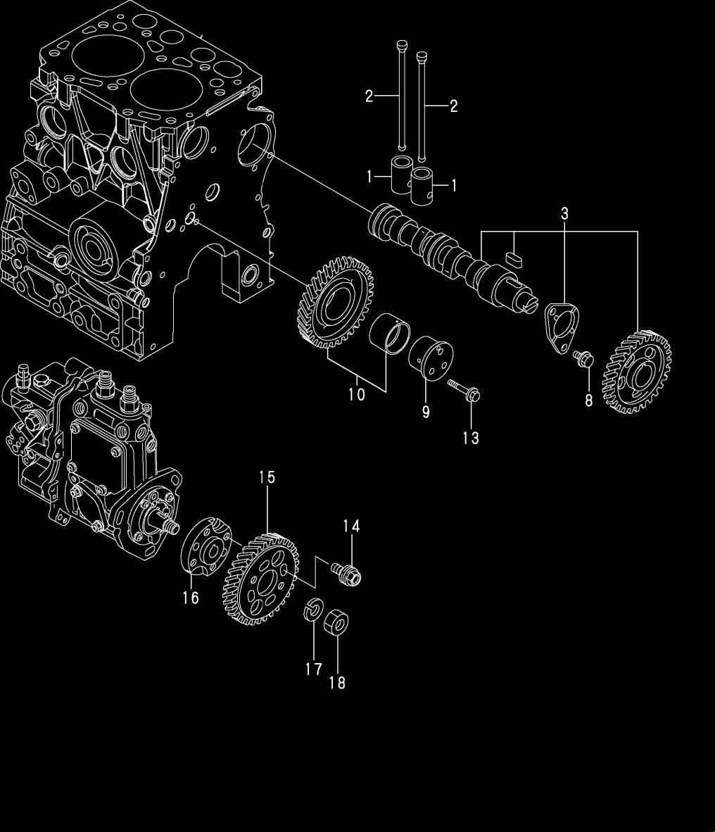 LISTA DE PEÇAS - MOTORES TNV70 ASA 0 8 - EIXO COMANDO E ENGRENAGENS / CAMSHAFT & DRIVING GEAR ITEM CÓDIGO DESCRIÇÃO ASA 960-00 TUCHO / TAPPET 955-00 VARETA DA VÁLVULA / ROD, PUSH 3 95-580