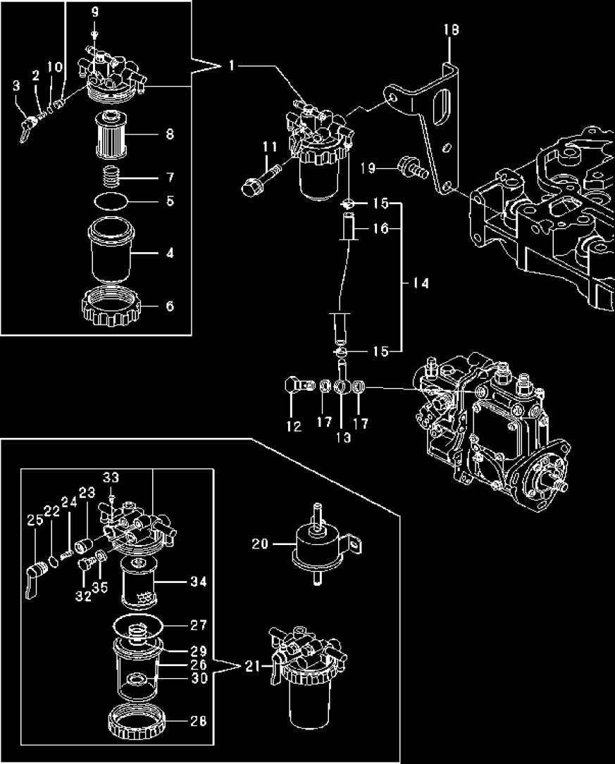 LISTA DE PEÇAS - MOTORES TNV70 ASA 8 5 - FILTRO DE COMBUSTÍVEL / FUEL FILTER ITEM CÓDIGO DESCRIÇÃO ASA 3 5 6 7 8 9 0 3 5 6 7 8 9 0 3 5 6 7 8 9 30 3 33 3 35 9833-5560 000-55330 980-5530 5-5550