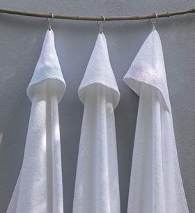 Hooded terry towels Toalhas de felpo com capuz 100% Cotton, 450