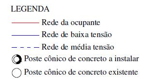 MUDANÇA DE DIREÇÃO DO CABO - É vetada às ocupantes, a ancoragem dos seus cabos em poste com os seguintes equipamentos da rede de distribuição: religador, regulador de tensão, chaves a óleo, chave