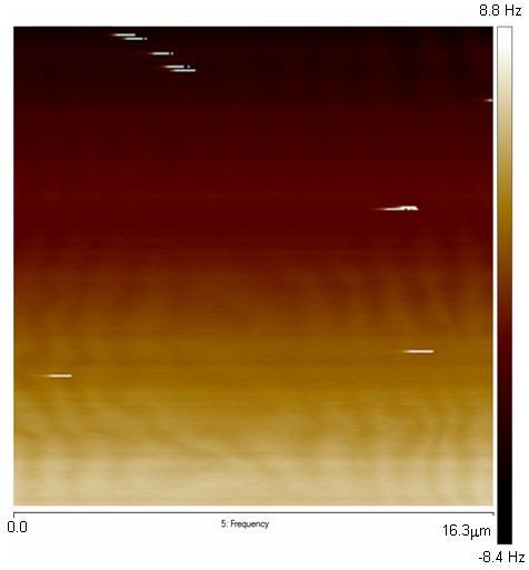 151 Figura 106. Imagem da frequência do sinal do campo magnético presente na amostra 1.