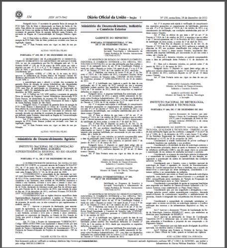 proficiência; Portaria nº 664 de 17/12/12 Porque existe no Brasil uma demanda metrológica reprimida, com destaque para o desenvolvimento e a produção de MR e EP evidenciado no 2º Estudo de