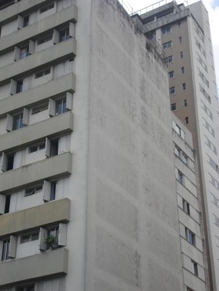 Classe baixa Vista geral Figura 6 - Tipos de revestimento de fachada nos edifícios de oito ou mais pavimentos por classe econômica na cidade de Curitiba. 3.