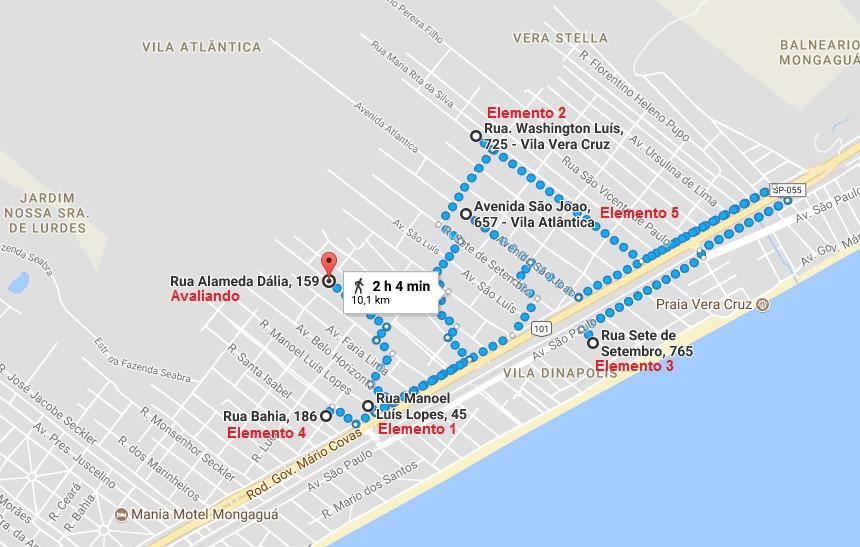 Imagem - Mapa Representação: Laudo de Avaliação