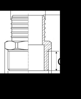 CONEXAO M FIXA MET PEX DN32X1.