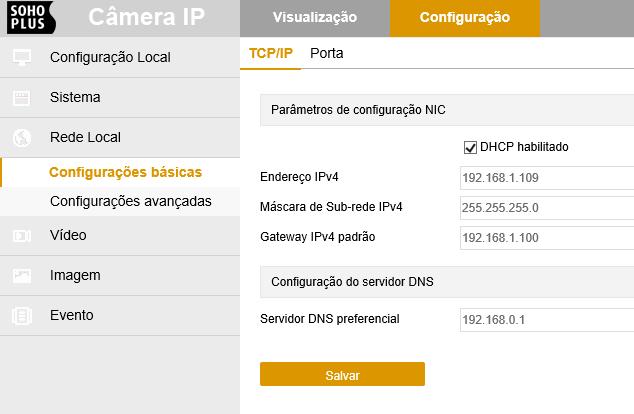 6.2.5.2 Configuração de gravação Na tela principal, clique em "Configuração Sistema Cartão SD Configuração Rec" para entrar na interface de configuração de gravação.