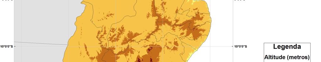 mais de 2000 m na região serrana do sul de Minas Gerais.