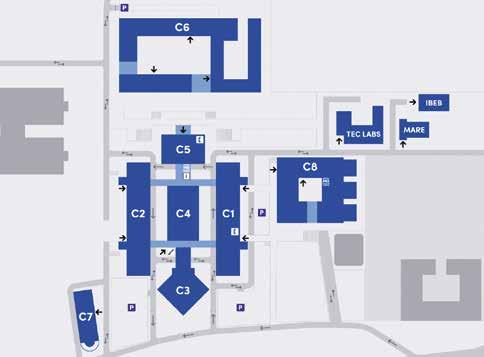 Campus CIÊNCIASULISBOA 5000+ estudantes 450+ docentes e investigadores I 150 + funcionários 14 licenciaturas I 3 mestrados integrados 40 mestrados I 24 doutoramentos Torre do Tombe 11 edifícios I 15