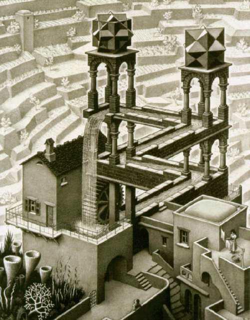 Maurits Cornelis Escher (Leeuwarden, 17 de Junho de 1898 - Hilversum, 27 de Março de 1972) foi um artista gráfico holandês conhecido pelas suas xilogravuras, litografias e meios-tons (mezzotints),