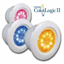 Projectores LED novidade 2015 projector LED Hayward colorlogic II gama de projectores LED que associa estética e economia de energia.