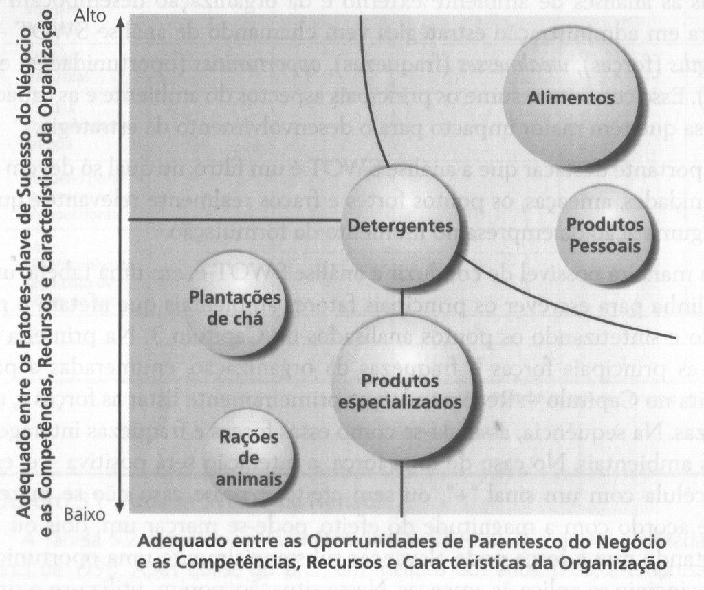 5) ANÁLISE SWOT As empresas muitas vezes nã têm um só negóci u prdut.