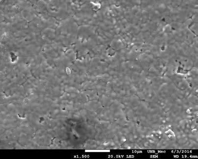 É observado em ambas as amostras a presença de poros intergranular e intragranular, onde este último possui mais incidência na Z9-Pch.