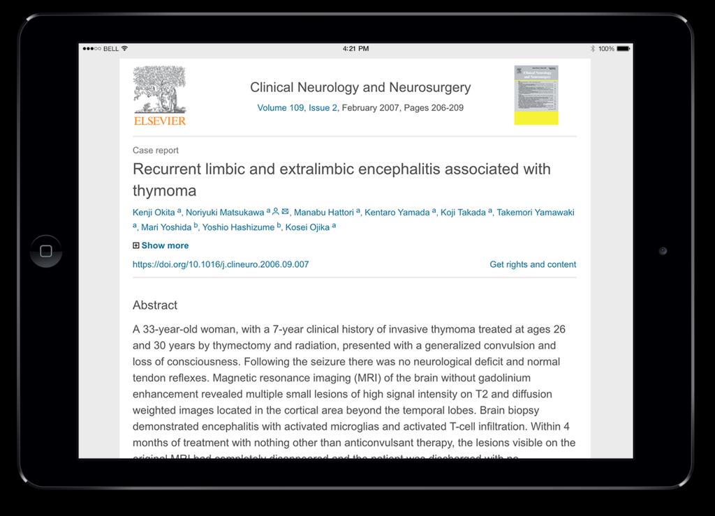 10 4. Recursos Chave Os tópicos do ScienceDirect ajudam os pesquisadores a descobrirem informações críticas e contextuais em seu fluxo de trabalho Cada página