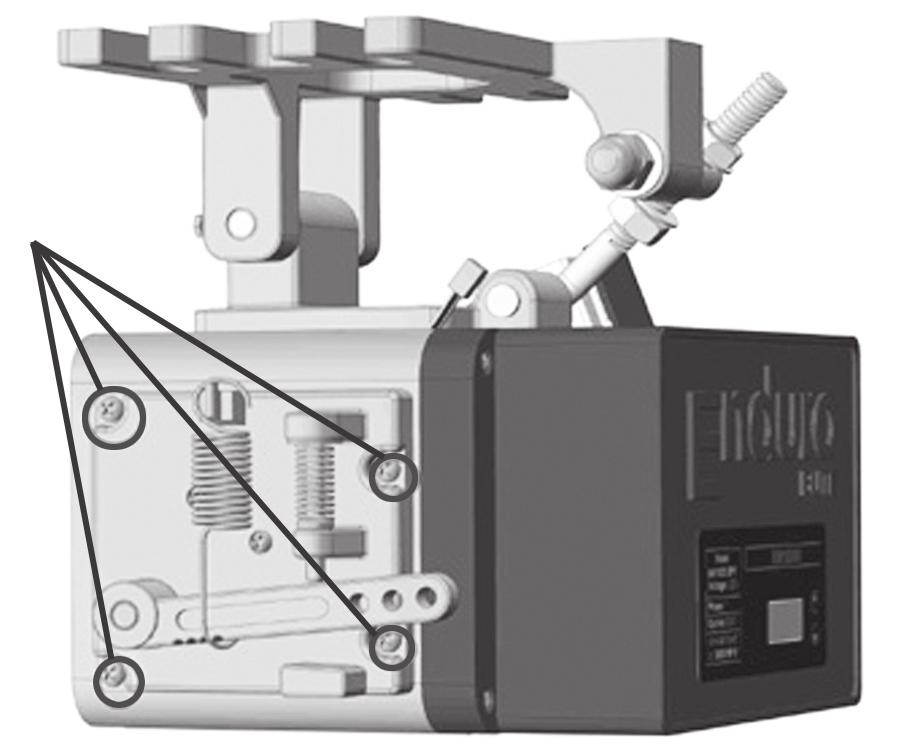 It should have a red light when the cable is connected to the motor circuit board and the motor is powered